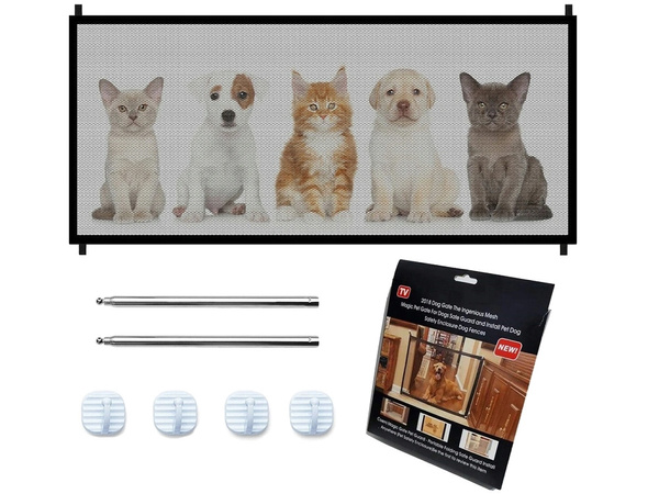 Puerta de seguridad para perros y gatos