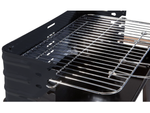 Gartengrill grosse holzkohle bbq verstellbaren rost regale räder tragbar