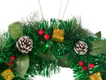 Guirlande couronne de noël décorations de noël décoration de porte fenêtre