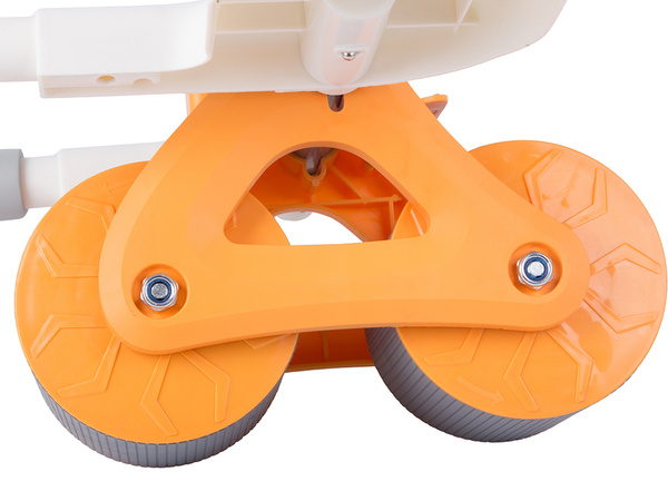 Doppelter ab-roller übungsrad mit computer bauchmuskelentwicklung