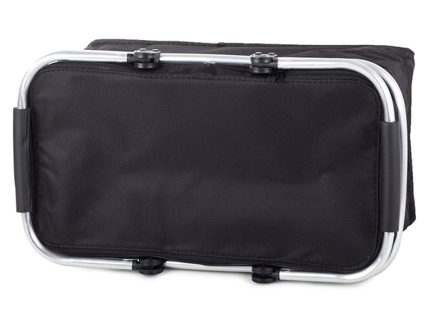 Thermofaltbarer picknickkorb isolierender einkaufskorb