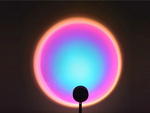Projector lamp sunset east imitation metal led rgb usb + remote control