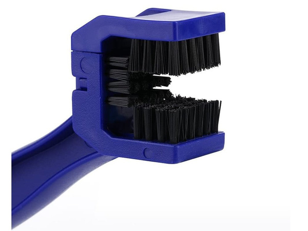 Cepillo limpiador de cadenas de moto 2en1