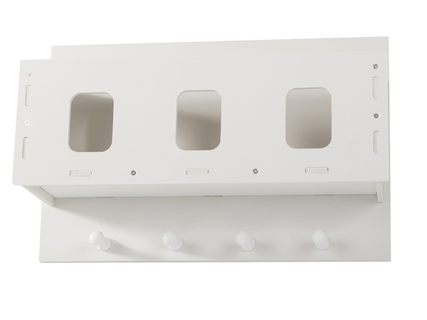 Korraldaja rippuv riiul vannitoa kapis