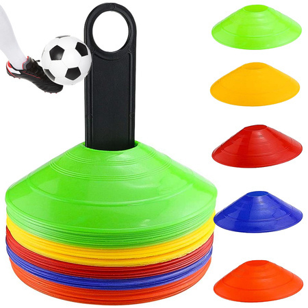 Training cones flexible mushroom plates