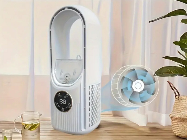Ventilador de columna sin aspas humidificador de pie silencioso
