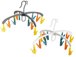 Sock dryer aluspesu rippumine 12x clips set