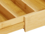 Organizator predalov za kuhinjske mize bambus 7 door 39cm l