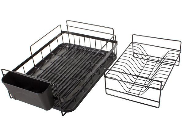 Double-deck drainer with tray