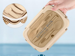 Lunchbox brokastu kaste brokastu un pusdienu kaste ar nodalījumiem galda piederumi