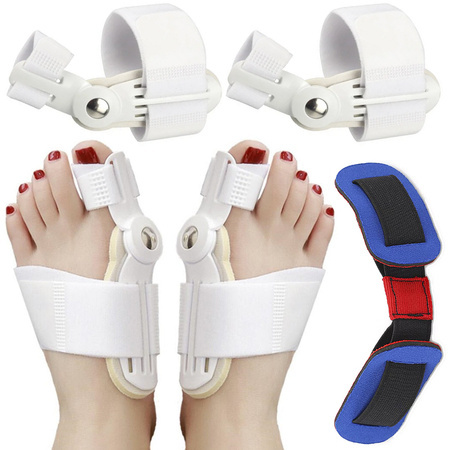 Orthèse d'orteil hallux valgus 2 pièces stabilisateur expanseur