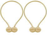 Decorative clips for curtains magnetically strong