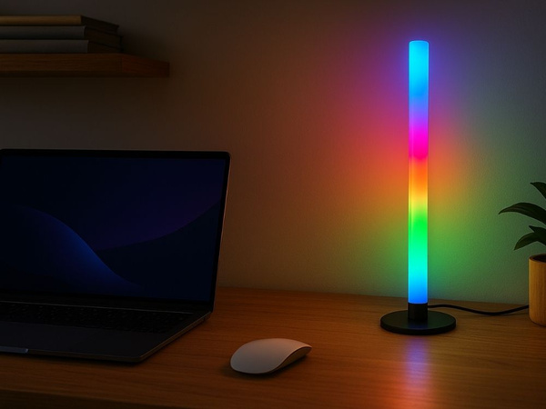 40 cm led rgb moderna dekorativna stojna noga za mizo