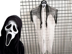 Halloween dekoracija viseča dekoracija duh maska krik okostnjak fantom 90 cm