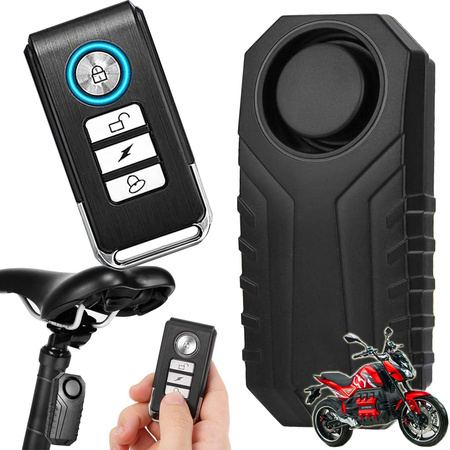 Loud bike alarm for motorbike anti-theft horn security remote control