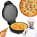 Four à pizza électrique 1000w revêtement antiadhésif cuisson rapide
