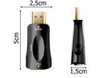Adaptador convertidor de hdmi a vga d-sub audio mini jack