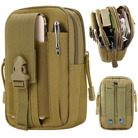 Military tactical molle belt pouch