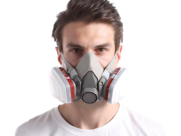 PAINTING MASK HALF MASK PROTECTIVE DUST MASK FILTERS CARTRIDGES 6200