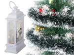 Crăciun lanternă lanternă decorare condus decorare vitraliu de sticlă snowman lanternă