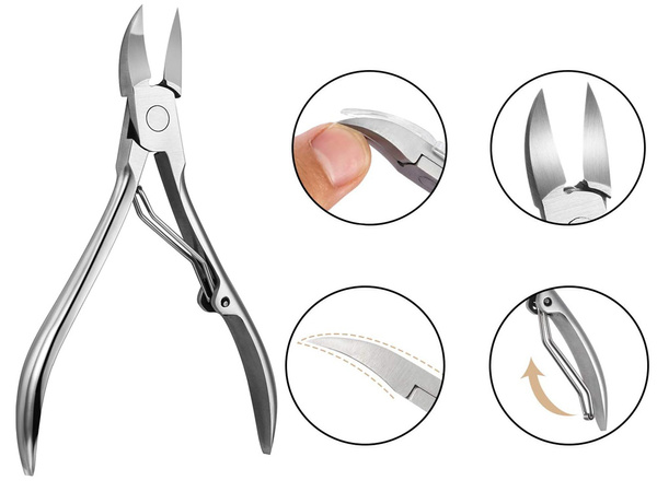 Kit für eingewachsene zehennägel zehennagel- und handnagelknipser