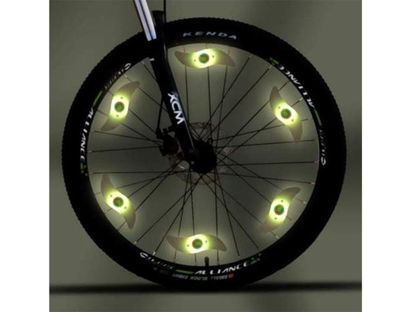 Luminiscējošs spieķis vāciņš vadīja riteņu velosipēdu motociklu