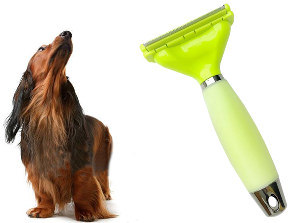 Naminių gyvūnėlių trimeris šuo katė arklio plaukai nerūdijančio plieno šepetys