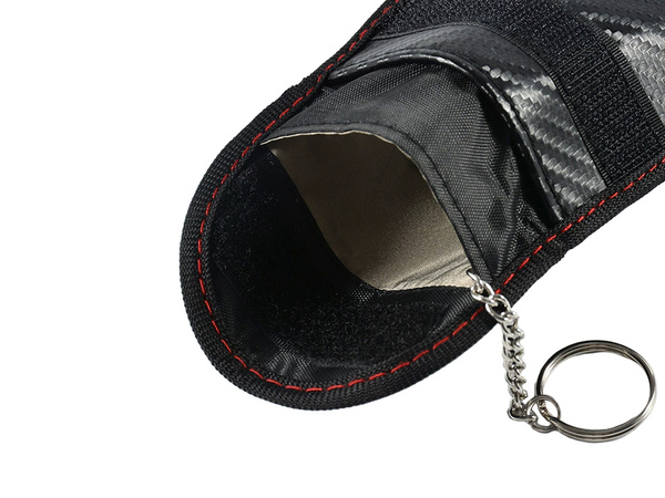 Etui für autoschlüssel mit diebstahlsicherung und rfid-signalblockierung