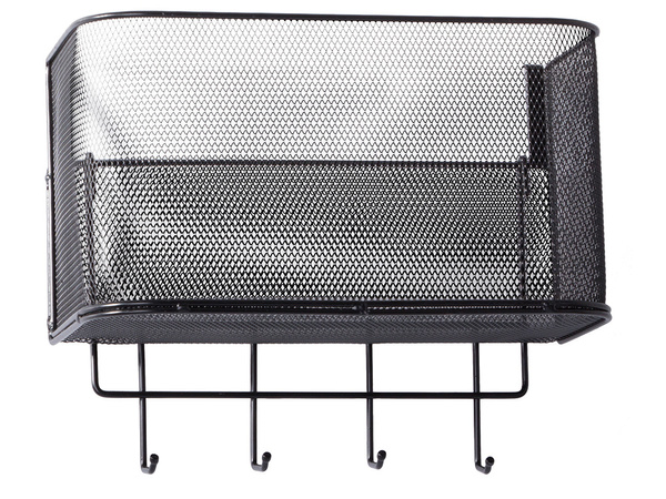 Krepšelis metalinis durų organizatorius kabantys lentynos kabliukai