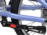 Bicicletă stand picior reglabil biciclete picior spate lateral aluminiu