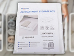 Organisateur de vêtements sous-vêtements pour armoire tiroir blanc universel