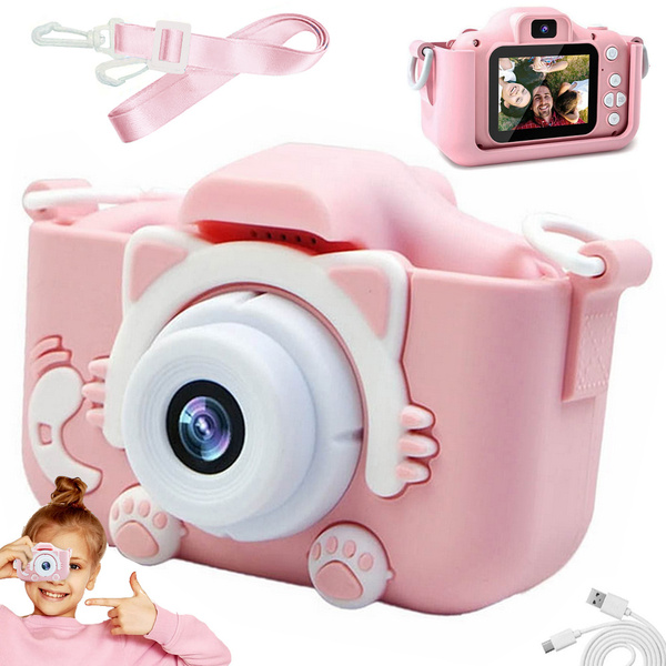 Digitálny fotoaparát pre deti s hrami fotoaparát hry mačička