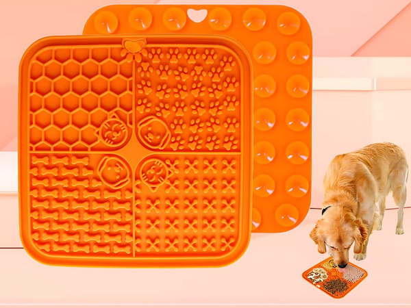 Silicone antirrestructive dog/cat eating mat 20cm