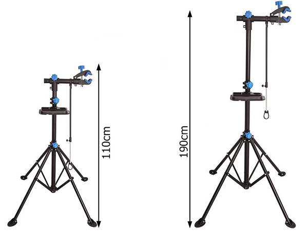 BIKE RACK SERVICE HOLDER REGELBARER HALTER MIT REGAL 30kg
