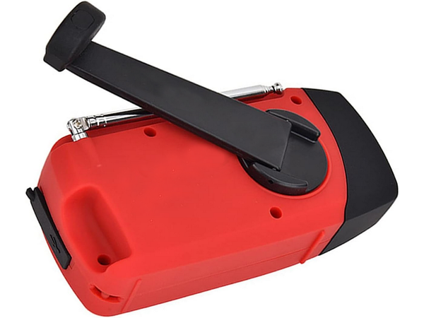 Radio torch rechargeable solar dynamo crank powerbank usb emergency