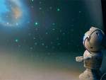 Star projector astronaut night light projector for children space music