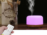 Párásító diffúzor aromaterápiás távvezérlő rgb