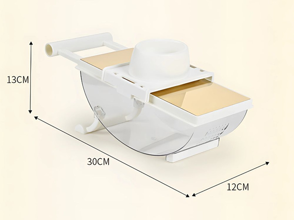 Käsitsi kasutatav köögiviljade riivimismasin, multifunktsionaalne lõikur, 6 tera