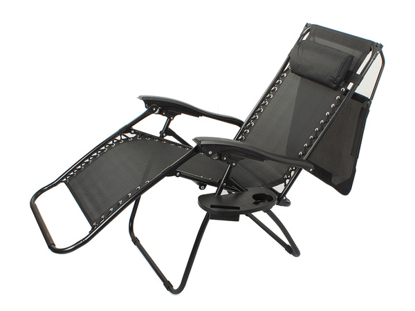 Silla de playa plegable gravedad cero 2en1 con capota
