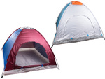 Tienda de campaña para 2 personas con mosquitera cubierta de luz