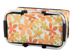 Thermal folding picnic basket insulating shopping basket