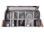 Bolsa organizadora de viaje para cargadores y cables
