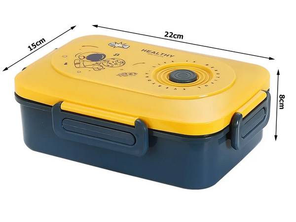 Lunchbox hommikusöögi konteiner lõunasöögi lahtritega söögiriistad