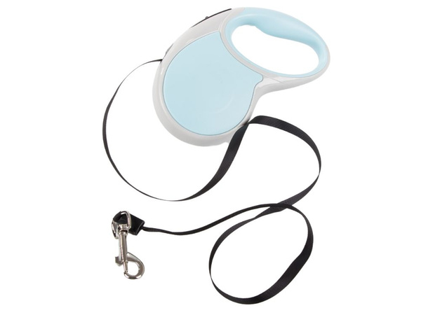 Laisse automatique 5m pour chien jusqu'à 15kg avec cadenas strong long