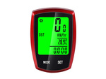 Contador de bicicleta inalámbrico velocímetro lcd