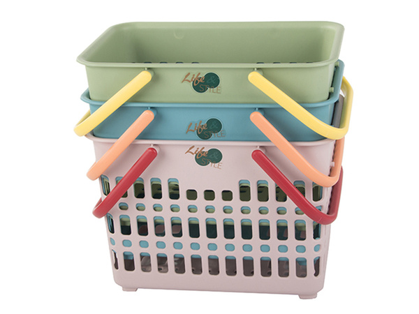 Panier à provisions pratique pour les champignons légumes poignées pliantes pour le pique-nique