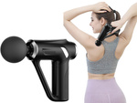 Pistolet do masażu pleców ciała nóg masażer mocny massage gun 4 końcówki
