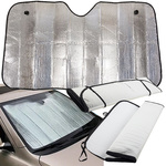 Sun visor for the front rear window of a car mat