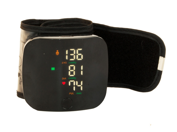 Tensiomètre électronique de poignet étui lcd acoustique usb