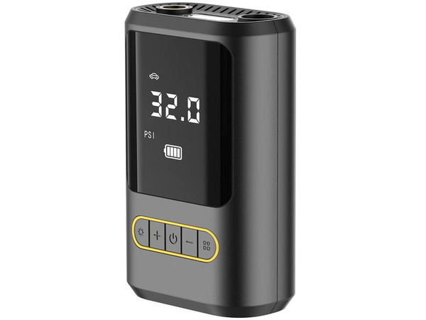 Elektrická pumpa na kolo auto kompresor svítilna 10bar lcd